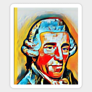 Joseph Haydn Abstract Portrait | Joseph Haydn Artwork 2 Magnet